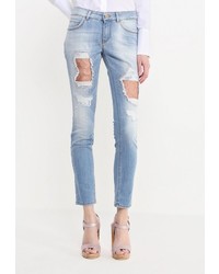 Голубые джинсы скинни от Atos Lombardini