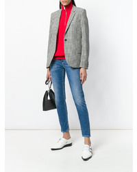 Голубые джинсы скинни от Dondup