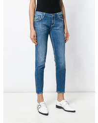 Голубые джинсы скинни от Dondup