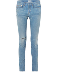 Голубые джинсы скинни от Balenciaga