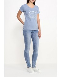 Голубые джинсы скинни от Broadway