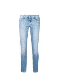 Голубые джинсы скинни от Cambio