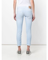 Голубые джинсы скинни от Dondup