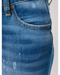 Голубые джинсы скинни от Dsquared2