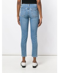 Голубые джинсы скинни от rag & bone/JEAN