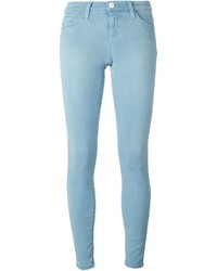 Голубые джинсы скинни от Current/Elliott