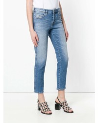 Голубые джинсы скинни от Diesel