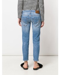 Голубые джинсы скинни от Dondup