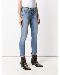 Голубые джинсы скинни от rag & bone/JEAN