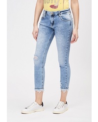 Голубые джинсы скинни от DSHE