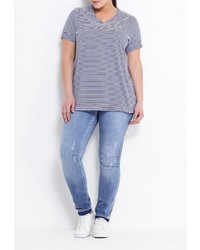 Голубые джинсы скинни от Evans