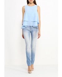 Голубые джинсы скинни от F5