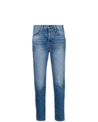 Голубые джинсы скинни от Frame Denim