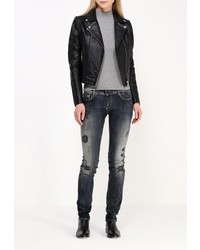 Голубые джинсы скинни от Gas