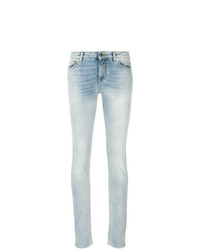 Голубые джинсы скинни от Givenchy