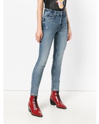 Голубые джинсы скинни от Calvin Klein Jeans