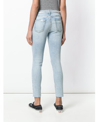 Голубые джинсы скинни от Current/Elliott