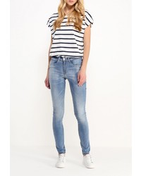 Голубые джинсы скинни от Ichi