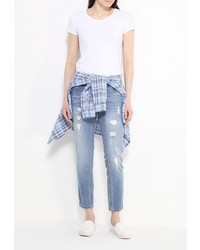 Голубые джинсы скинни от Incity