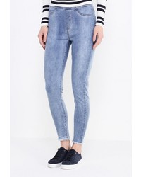 Голубые джинсы скинни от Kiss Pink