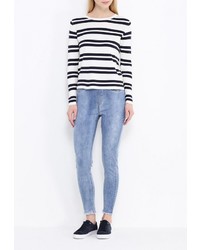 Голубые джинсы скинни от Kiss Pink