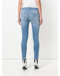 Голубые джинсы скинни от Unravel Project
