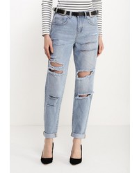 Голубые джинсы скинни от LOST INK