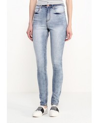 Голубые джинсы скинни от LOST INK