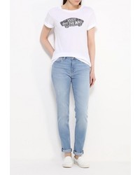 Голубые джинсы скинни от Mavi