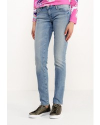 Голубые джинсы скинни от Mavi