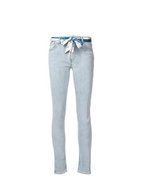 Голубые джинсы скинни от Off-White