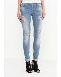 Голубые джинсы скинни от Only