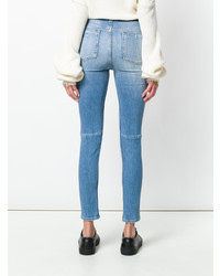 Голубые джинсы скинни от Unravel Project