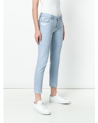 Голубые джинсы скинни от Dondup