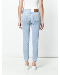 Голубые джинсы скинни от Dondup