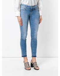 Голубые джинсы скинни от Cambio