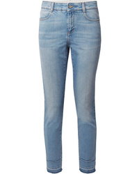 Голубые джинсы скинни от Stella McCartney