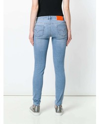 Голубые джинсы скинни от Versus