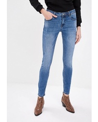 Голубые джинсы скинни от Tom Farr