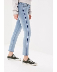 Голубые джинсы скинни от Tom Farr