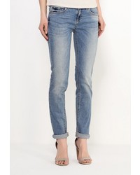 Голубые джинсы скинни от Tom Tailor Denim