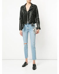 Голубые джинсы скинни от Nobody Denim