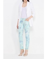 Голубые джинсы скинни от Versace Jeans