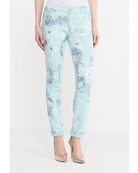 Голубые джинсы скинни от Versace Jeans