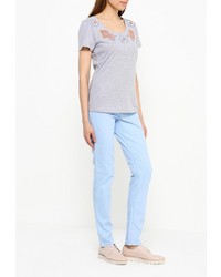 Голубые джинсы скинни от Vis-a-Vis