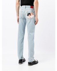 Мужские голубые джинсы от Fiorucci