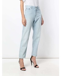 Женские голубые джинсы от Saint Laurent