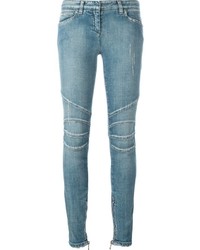 Женские голубые джинсы от Balmain