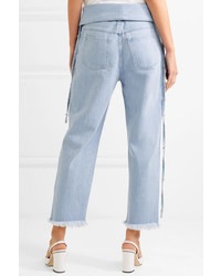 Женские голубые джинсы от MARQUES ALMEIDA