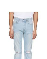 Мужские голубые джинсы от Givenchy